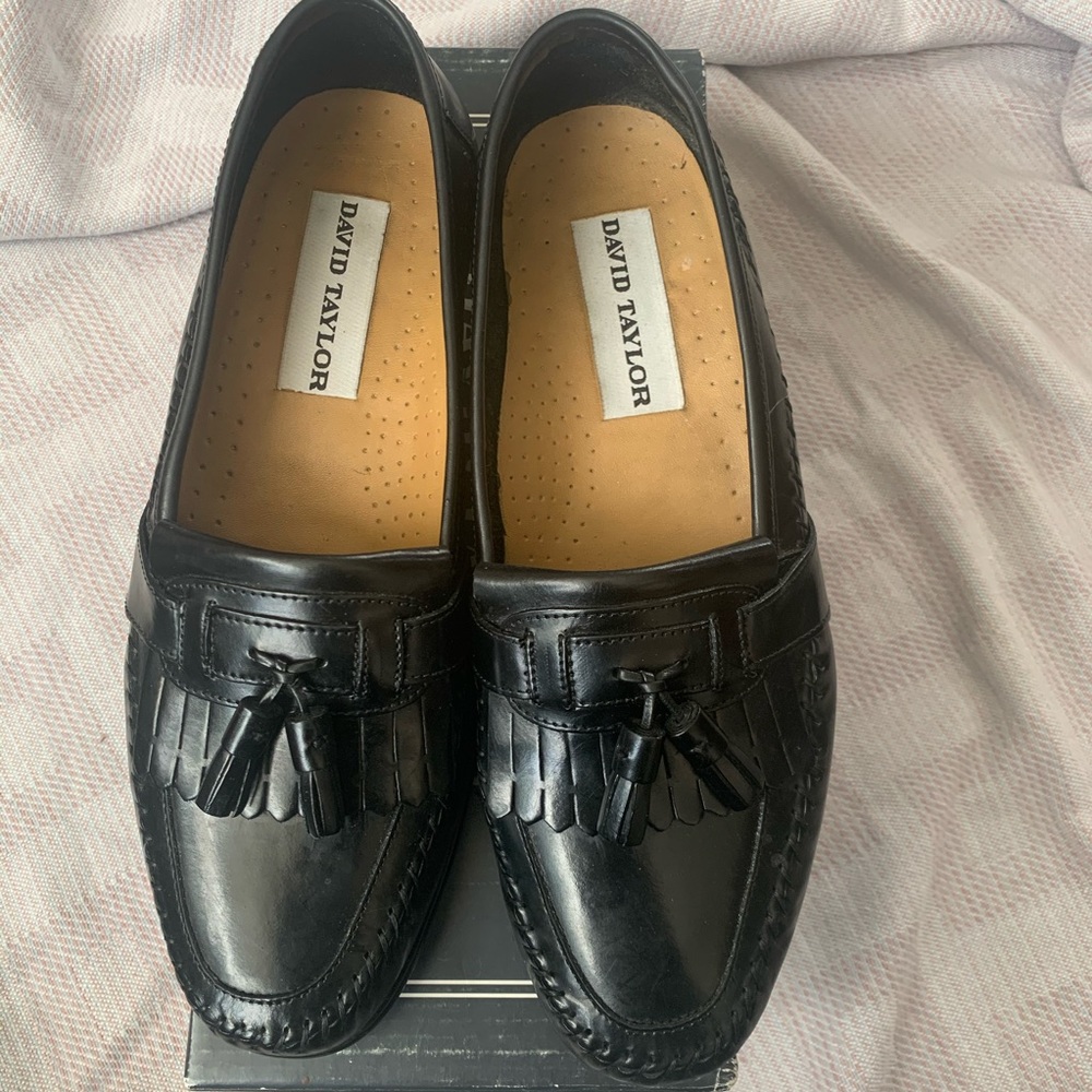 Men’s Black David Taylor Tassel Toe Dress Shoe
